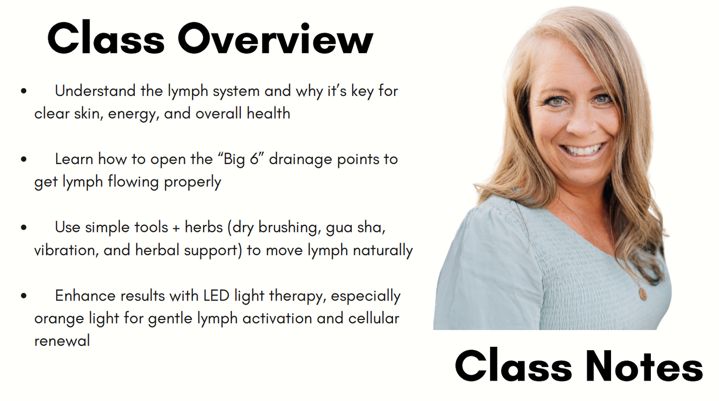 Lymph Flow for Cellular Renewal