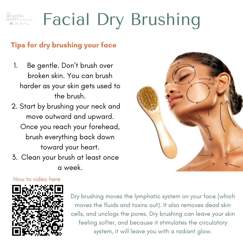 Video Tutorial for Dry Brushing Your Face - The Healing Happy Method