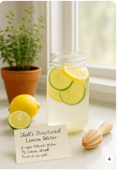 Structured Lemon Water: The Morning Ritual Your Skin and Body Will Love - The Healing Happy Method