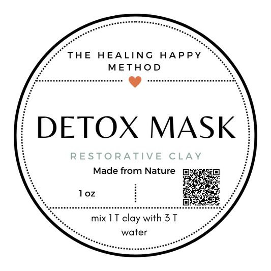Restorative Clay Detox Mask for Skin Care Health