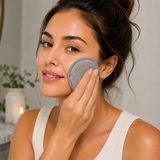 Reusable Bamboo Makeup Remover Cloths – Gentle Face Cleansing Set (4 Pack)