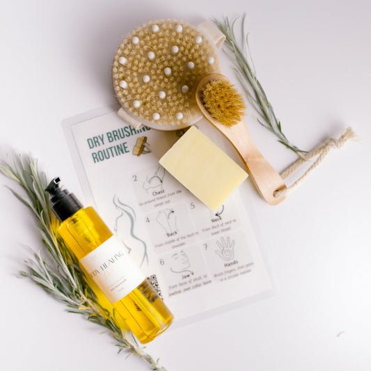 Black Friday Dry Brush Skin Care Kit + Free Body Oil - The Healing Happy Method