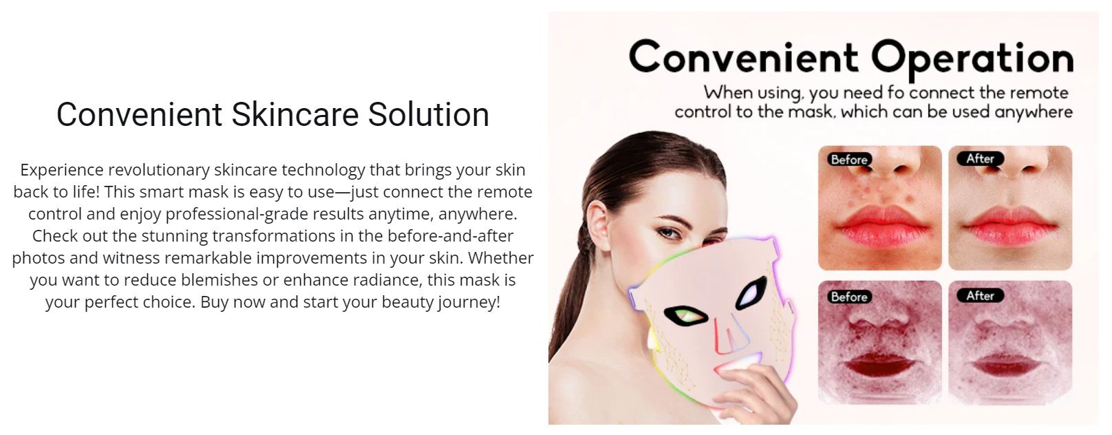 Black Friday Skin Rejuvenating LED Face Mask with 7 Colors - The Healing Happy Method