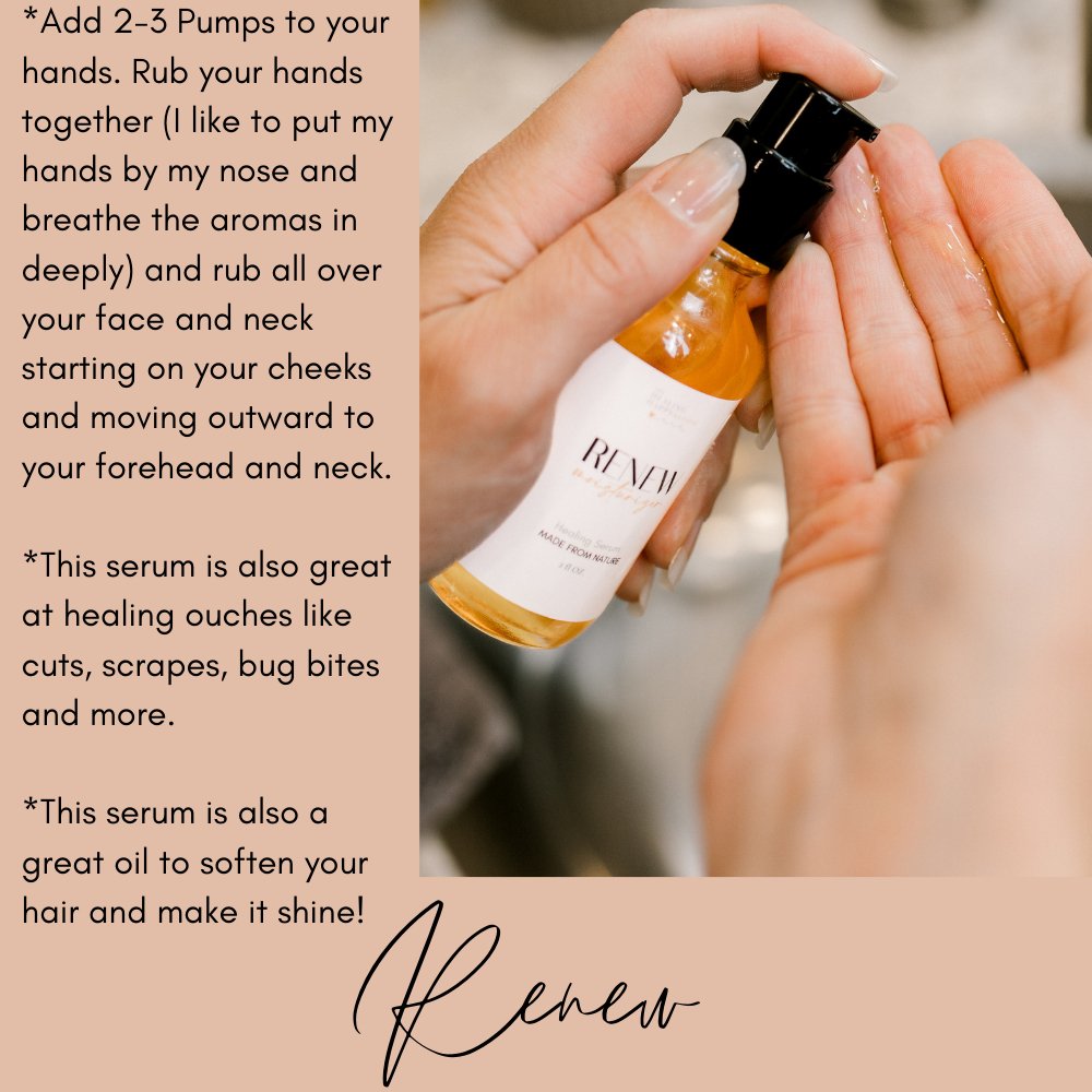 Renew Healing Serum Skin Care - The Healing Happy Method