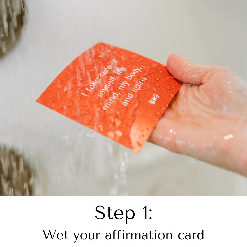 Shower Affirmation Waterproof Cards - The Healing Happy Method