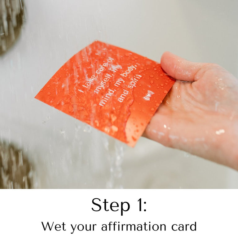 Shower Affirmation Waterproof Cards - The Healing Happy Method