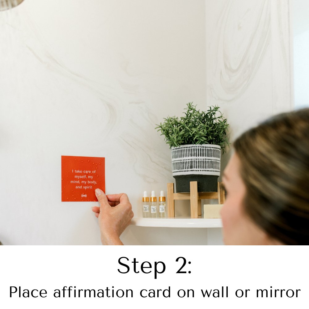 Shower Affirmation Waterproof Cards - The Healing Happy Method