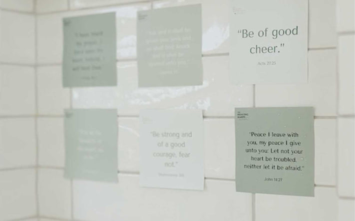Shower Affirmation Cards